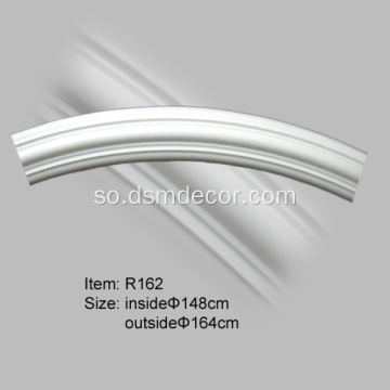 Qalooca poliurethane Curved Trim Molding